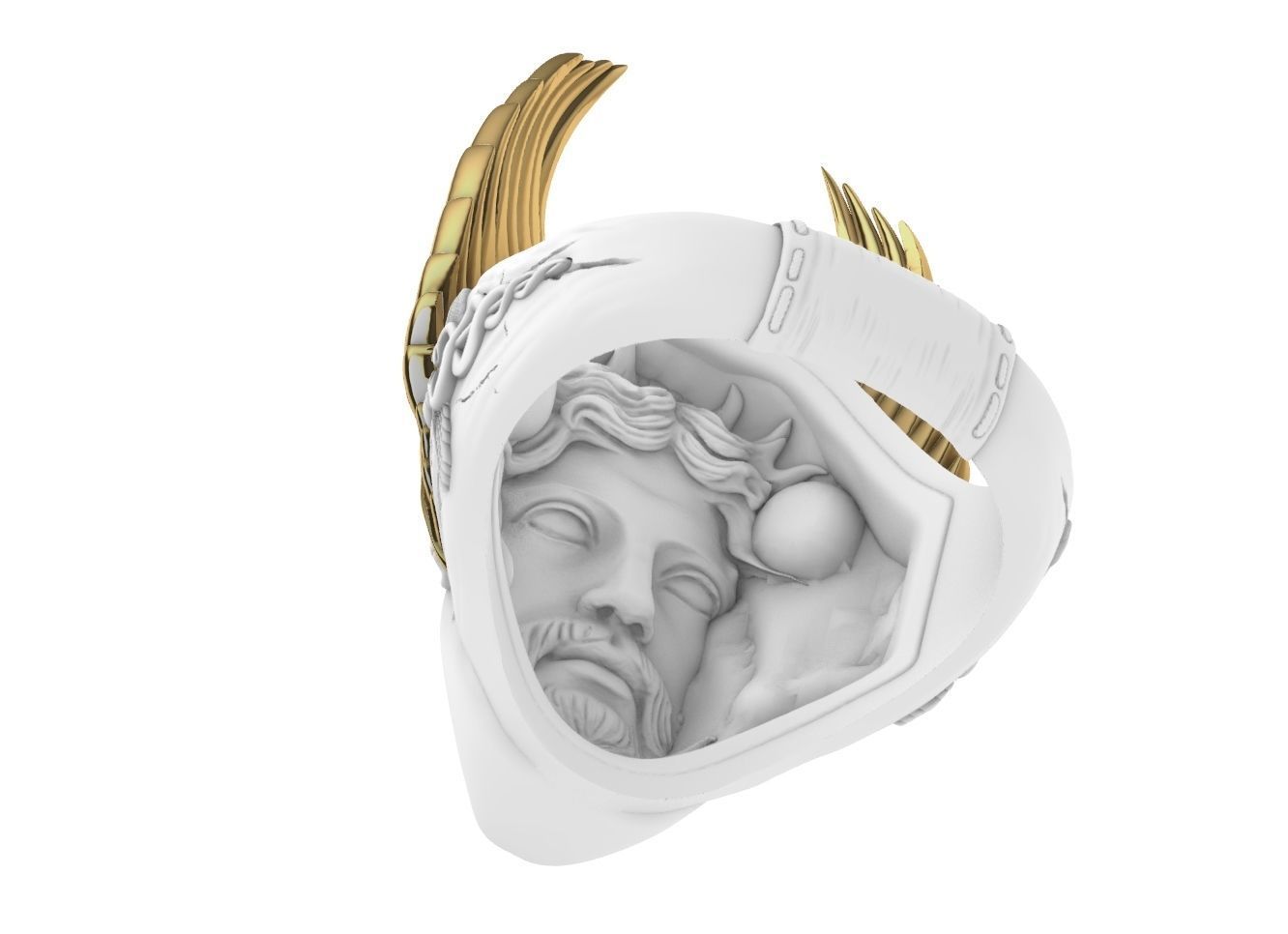hermes ring 3d model 3D print model_10