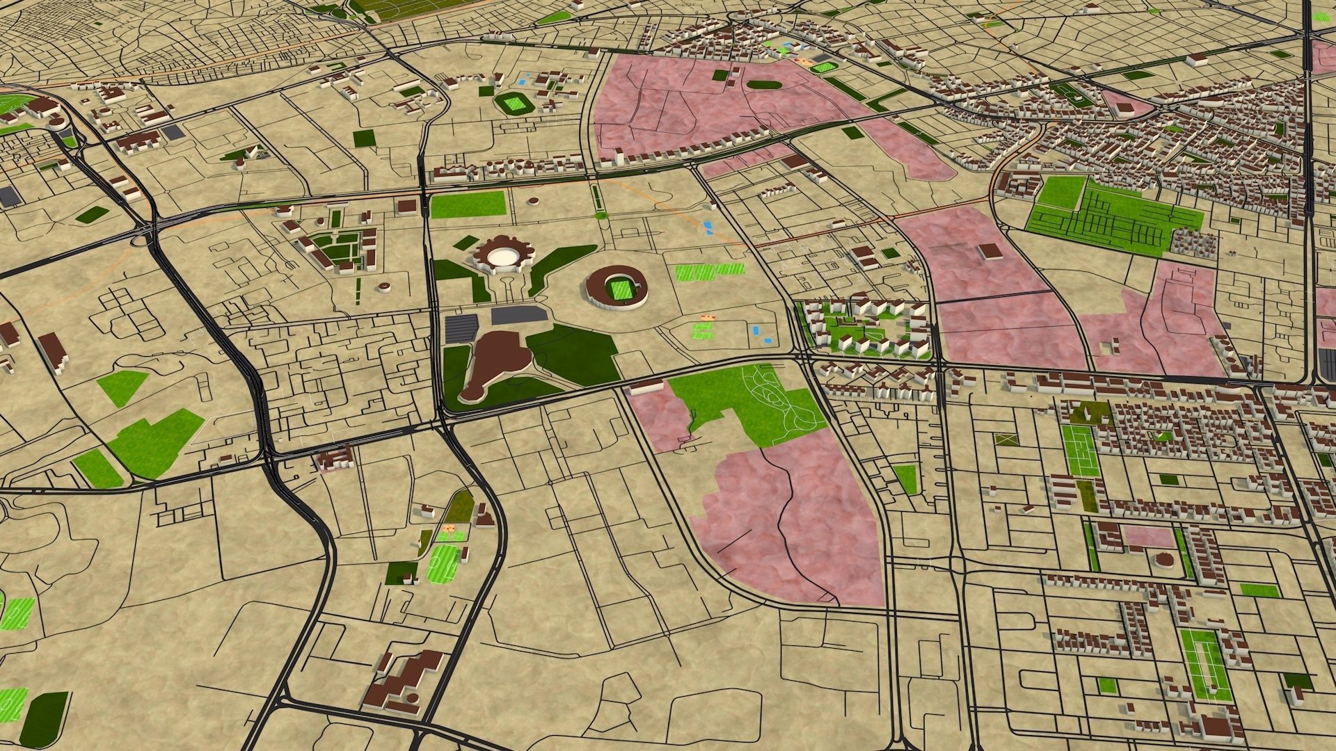 Cairo city Egypt Oct 2020 Low-poly 3D model_5