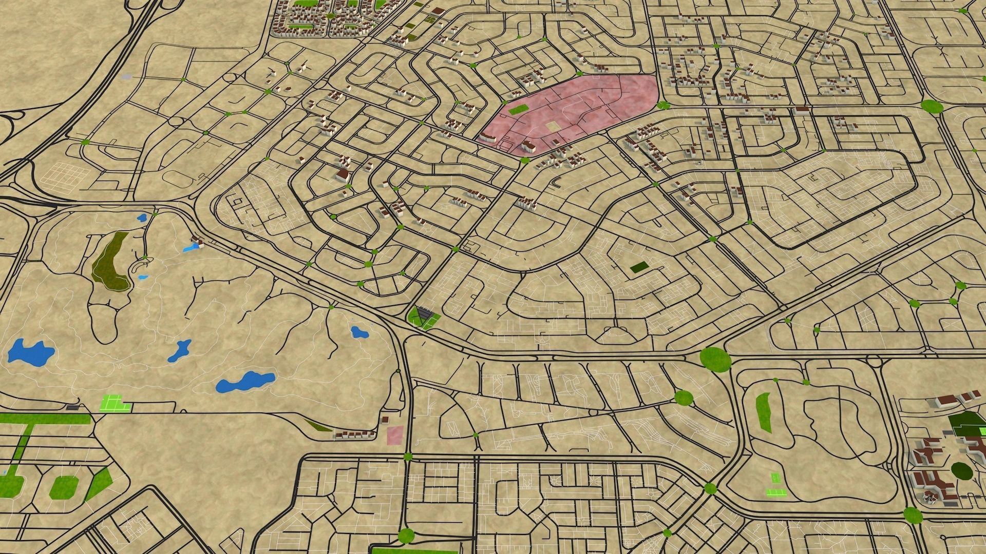 Cairo city Egypt Oct 2020 Low-poly 3D model_11