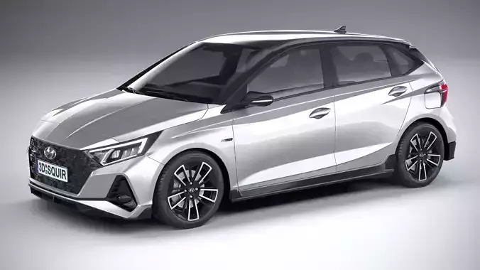Hyundai i20 N-line 2021 3D model