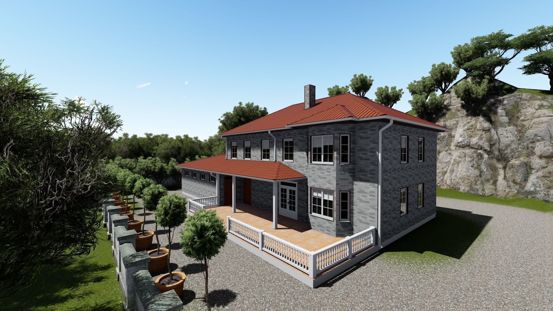 modern house 3D model_4