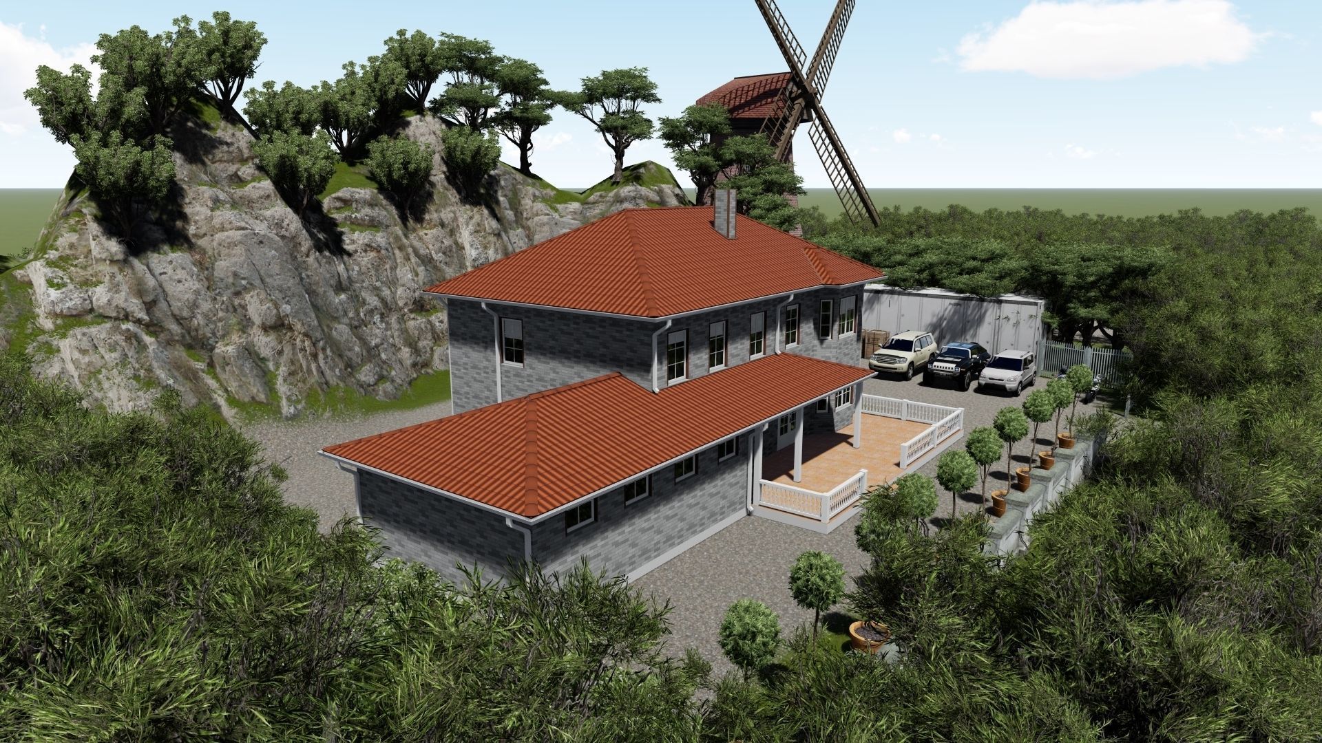 modern house 3D model_5