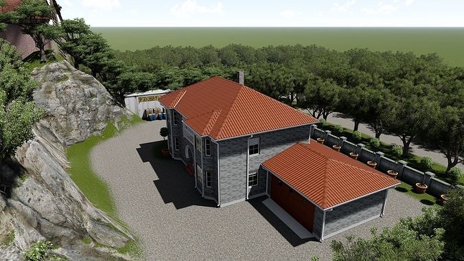 modern house 3D model