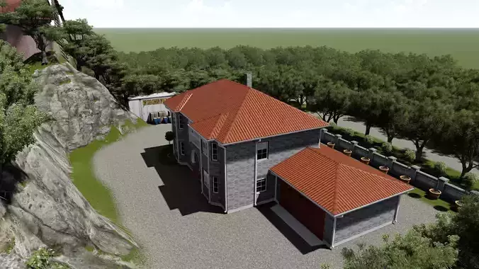 modern house 3D model