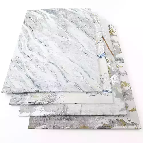 Rugs-917 set of marble tiles