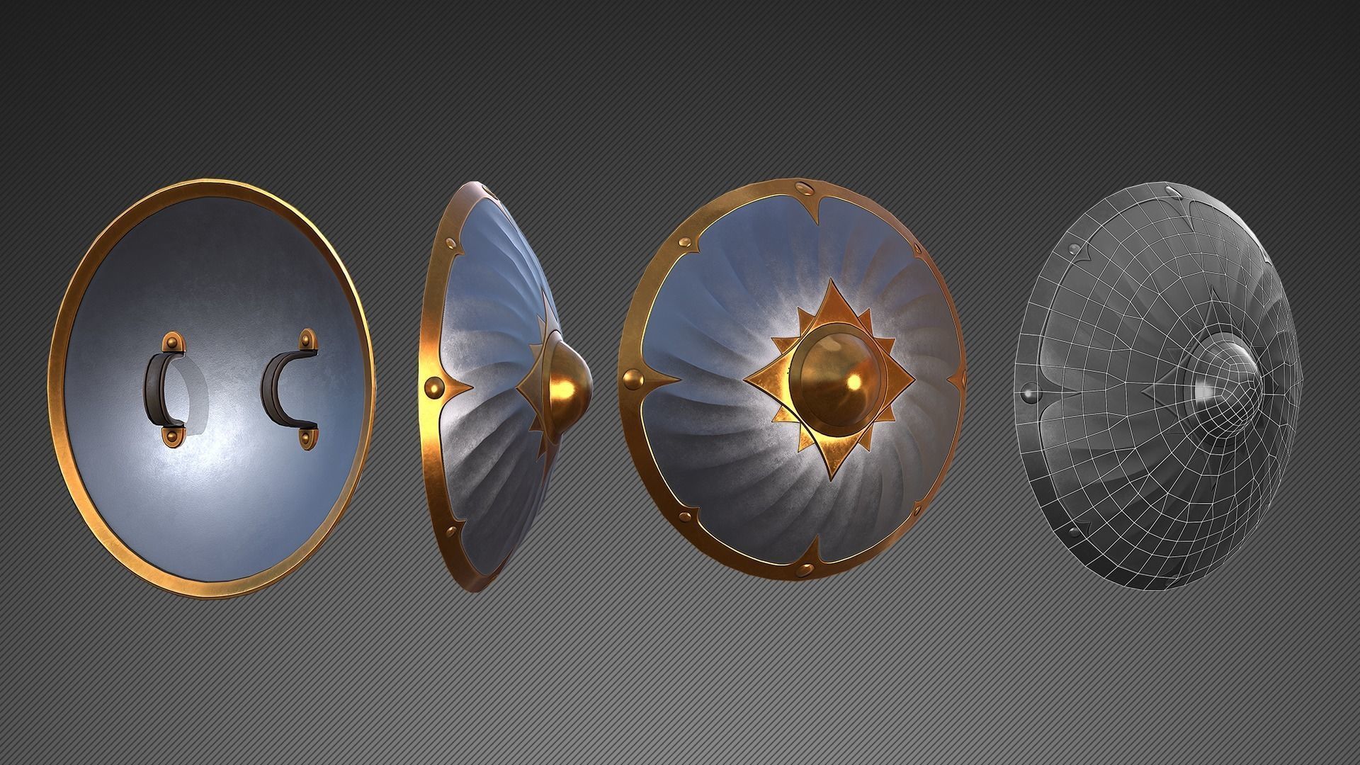 Fantasy Weapons Low-poly 3D model_14