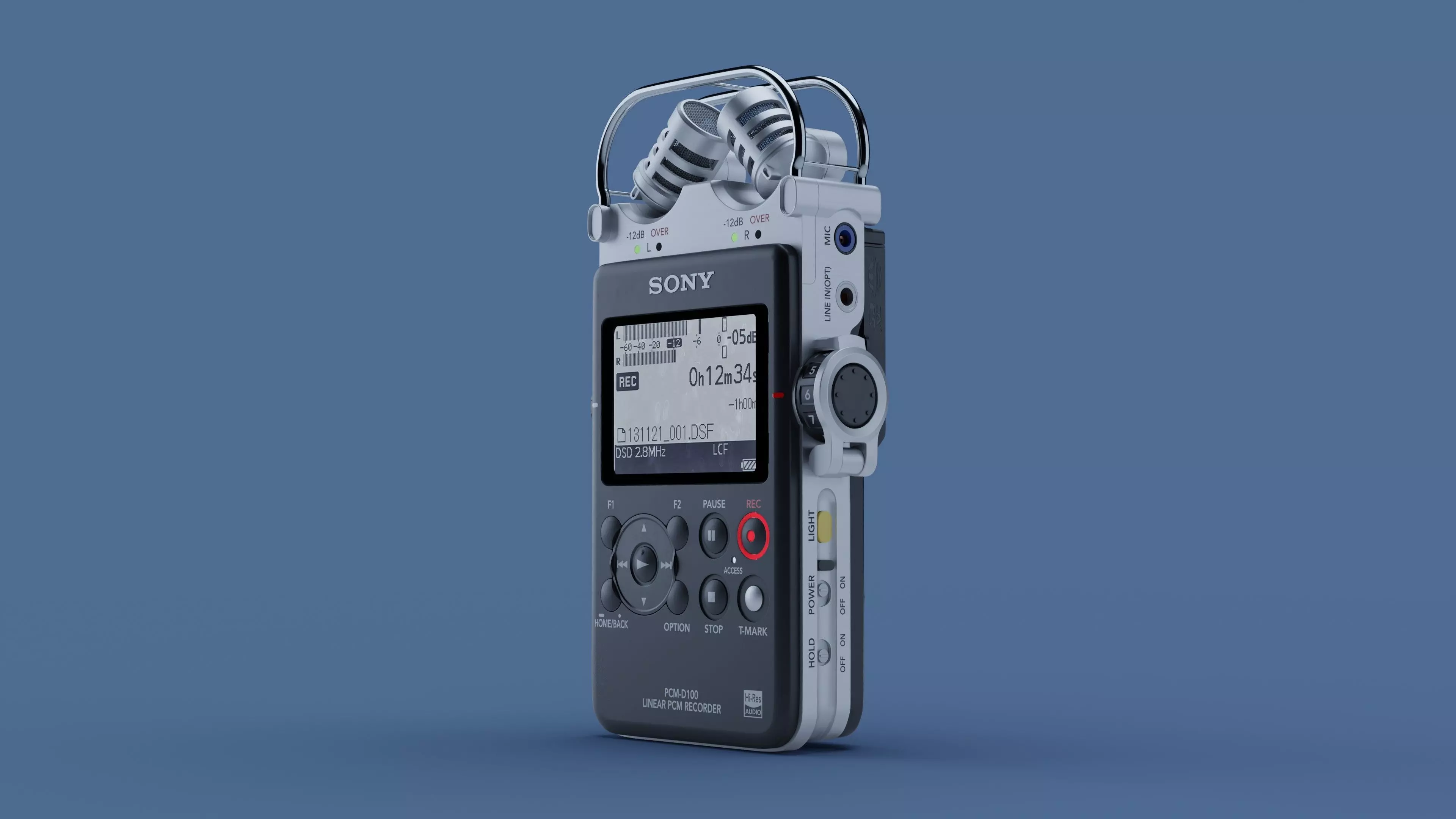 Sony PCM-D100 3D model_0