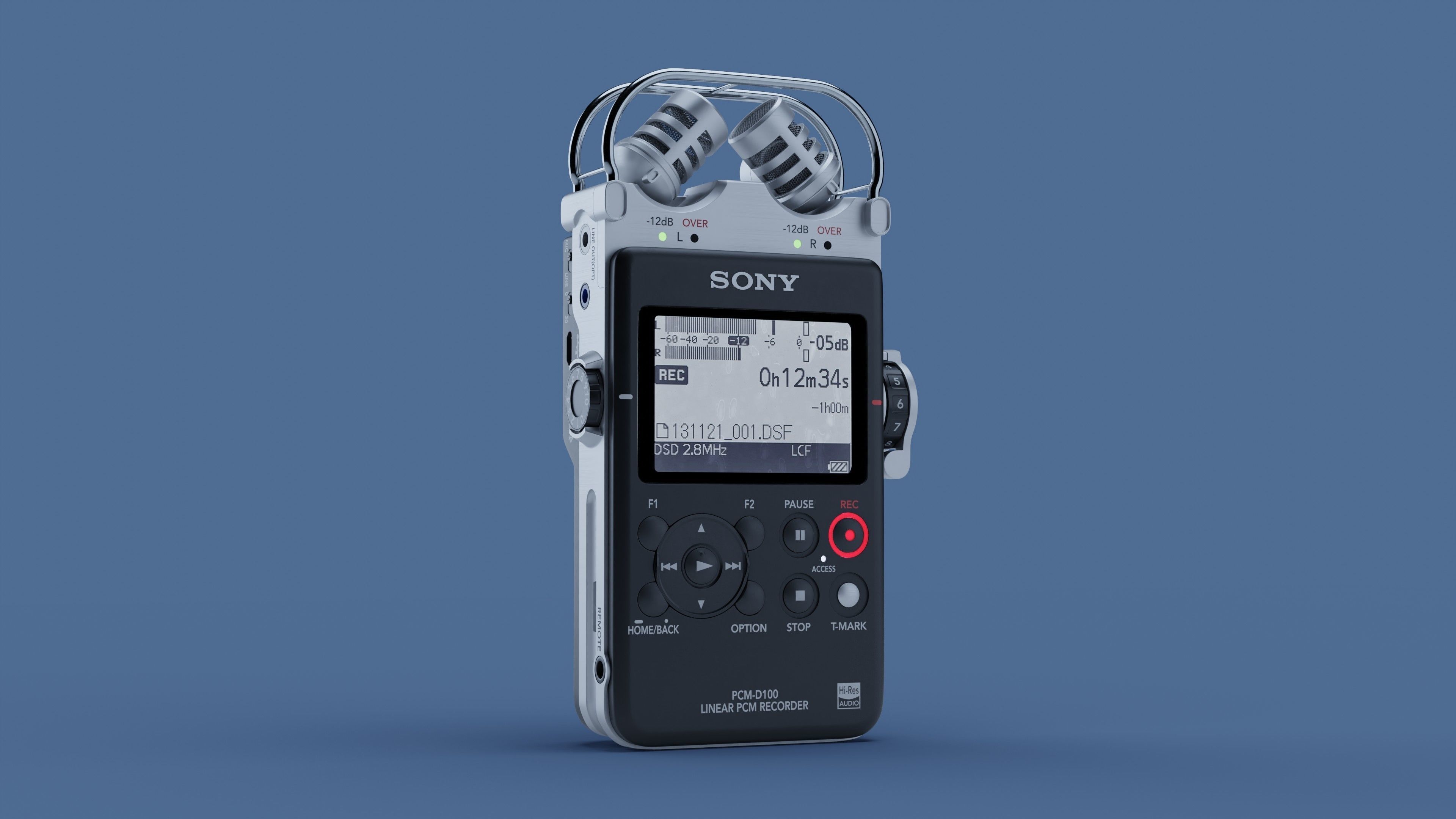 Sony PCM-D100 3D model_4