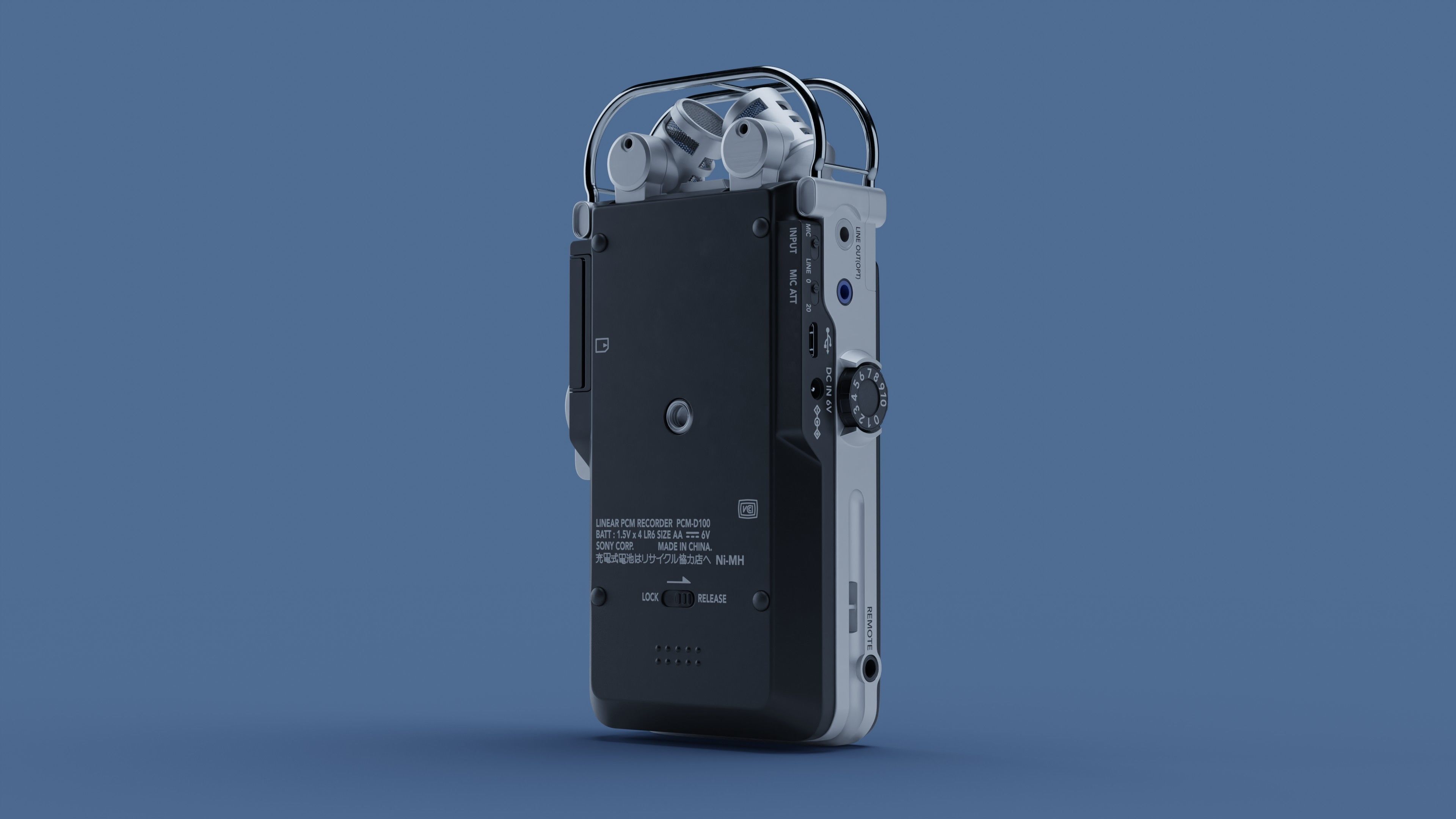 Sony PCM-D100 3D model_3