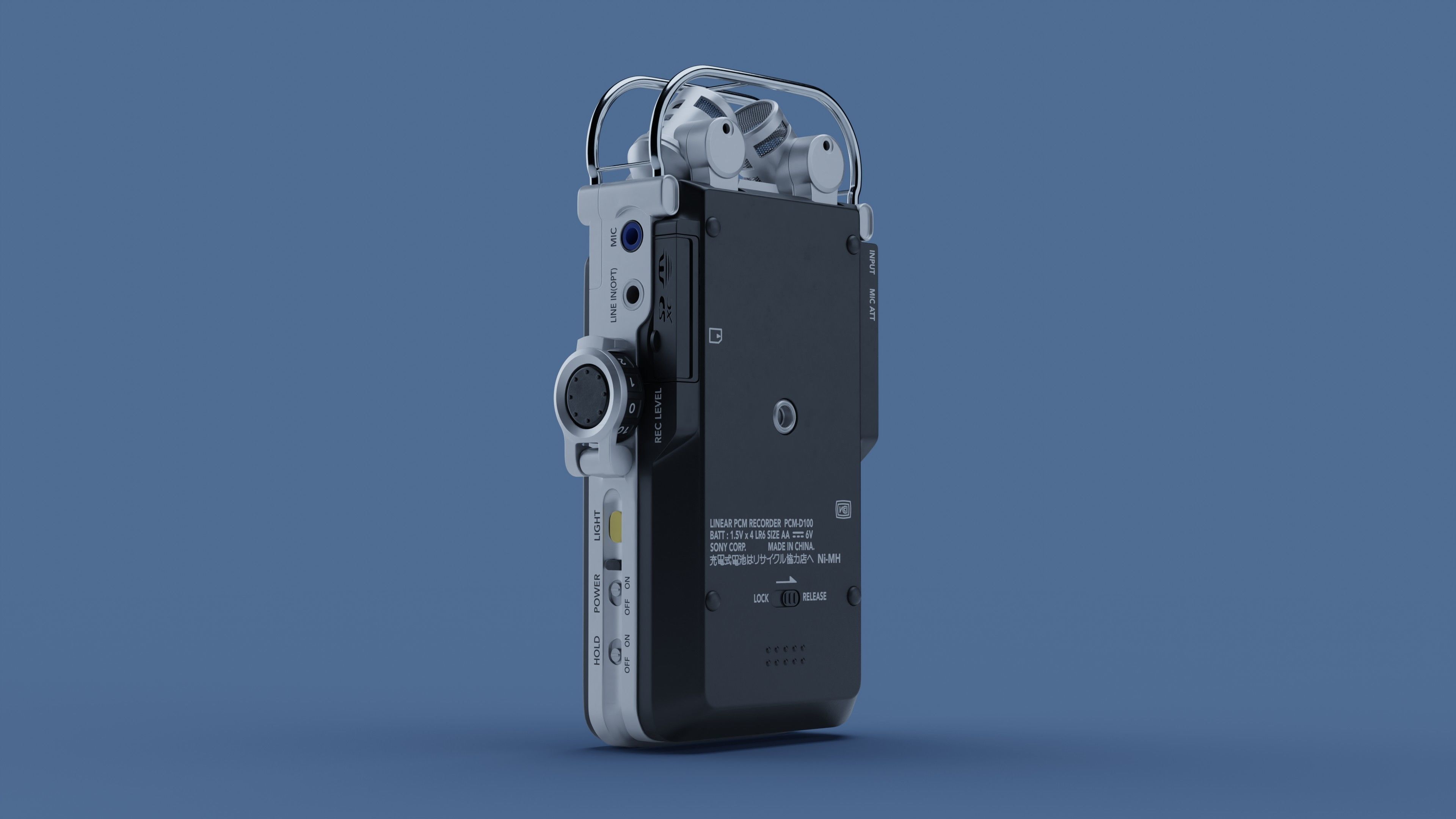 Sony PCM-D100 3D model_2
