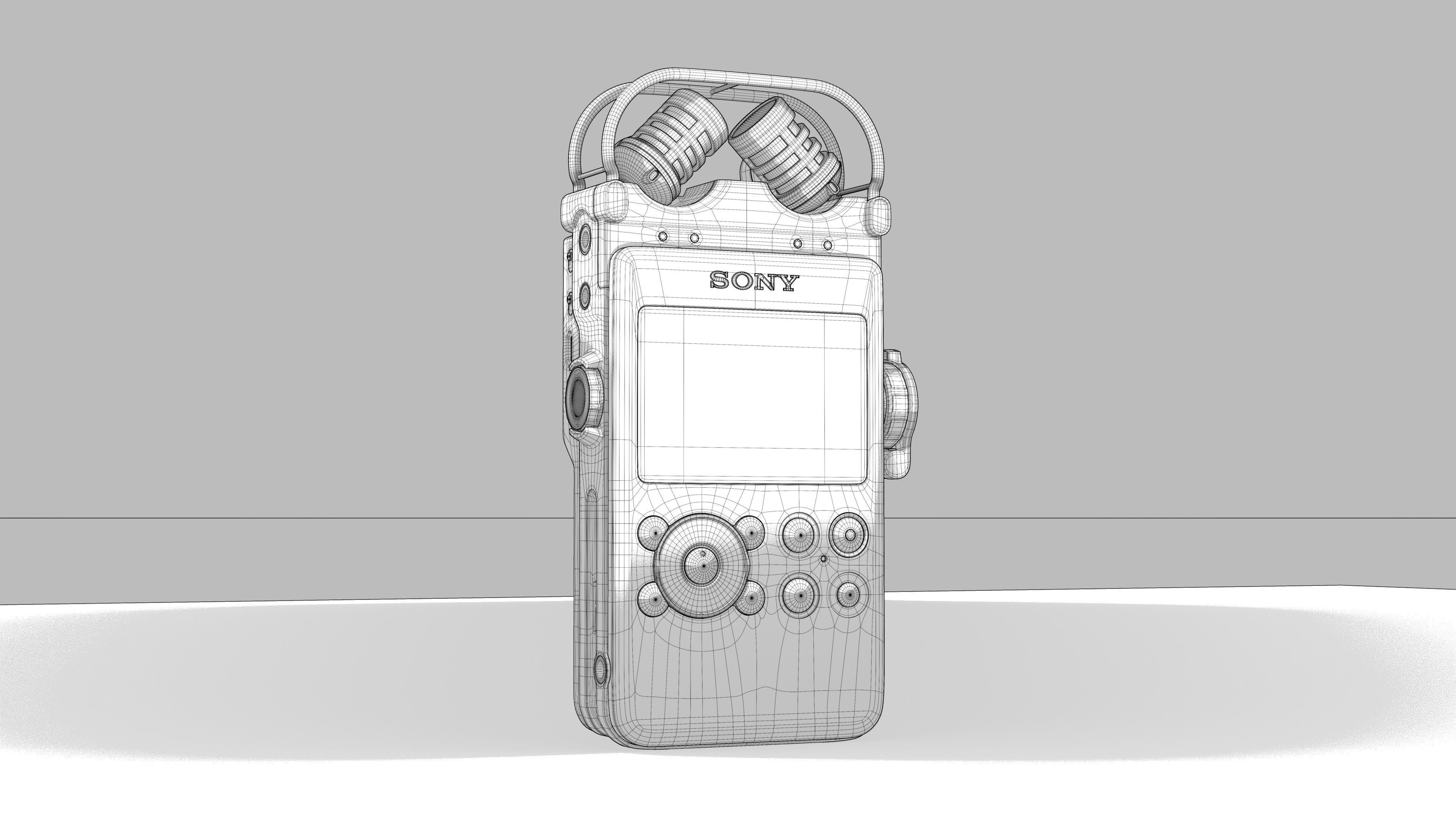 Sony PCM-D100 3D model_8