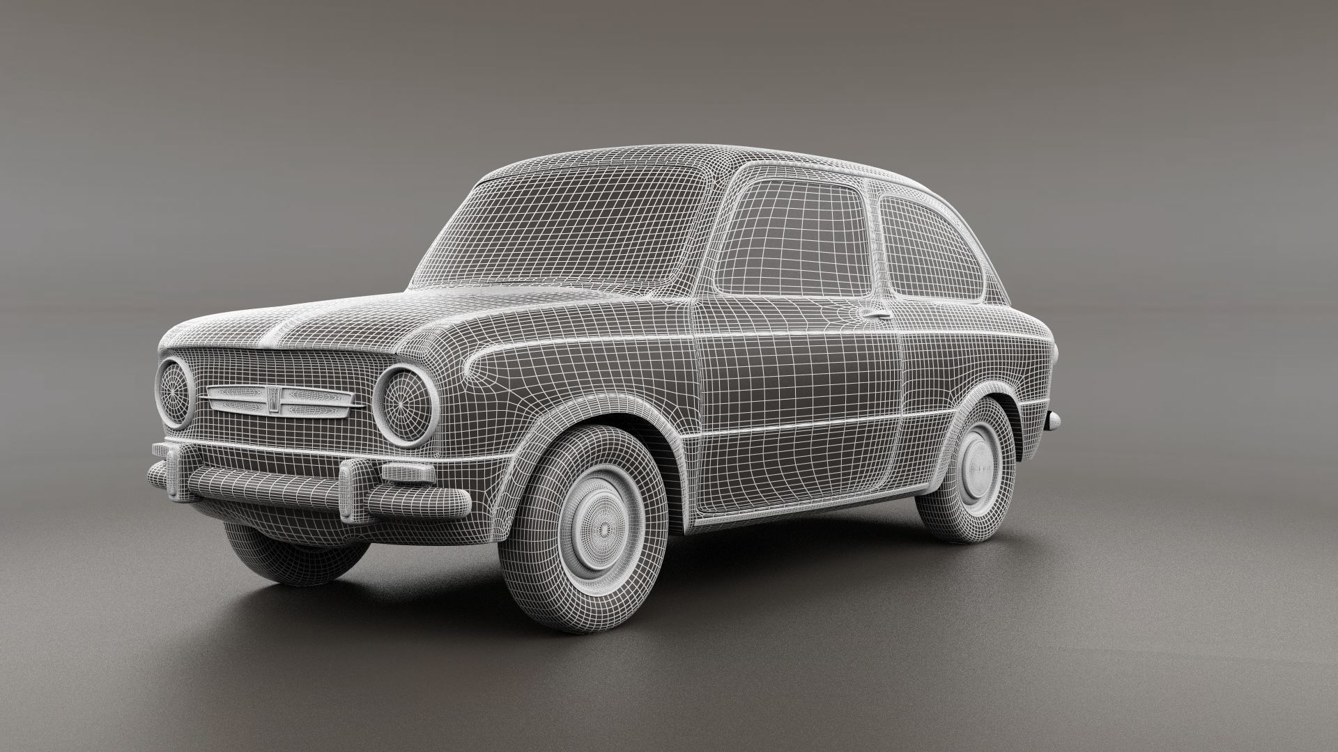 Fiat 850 3D model_11