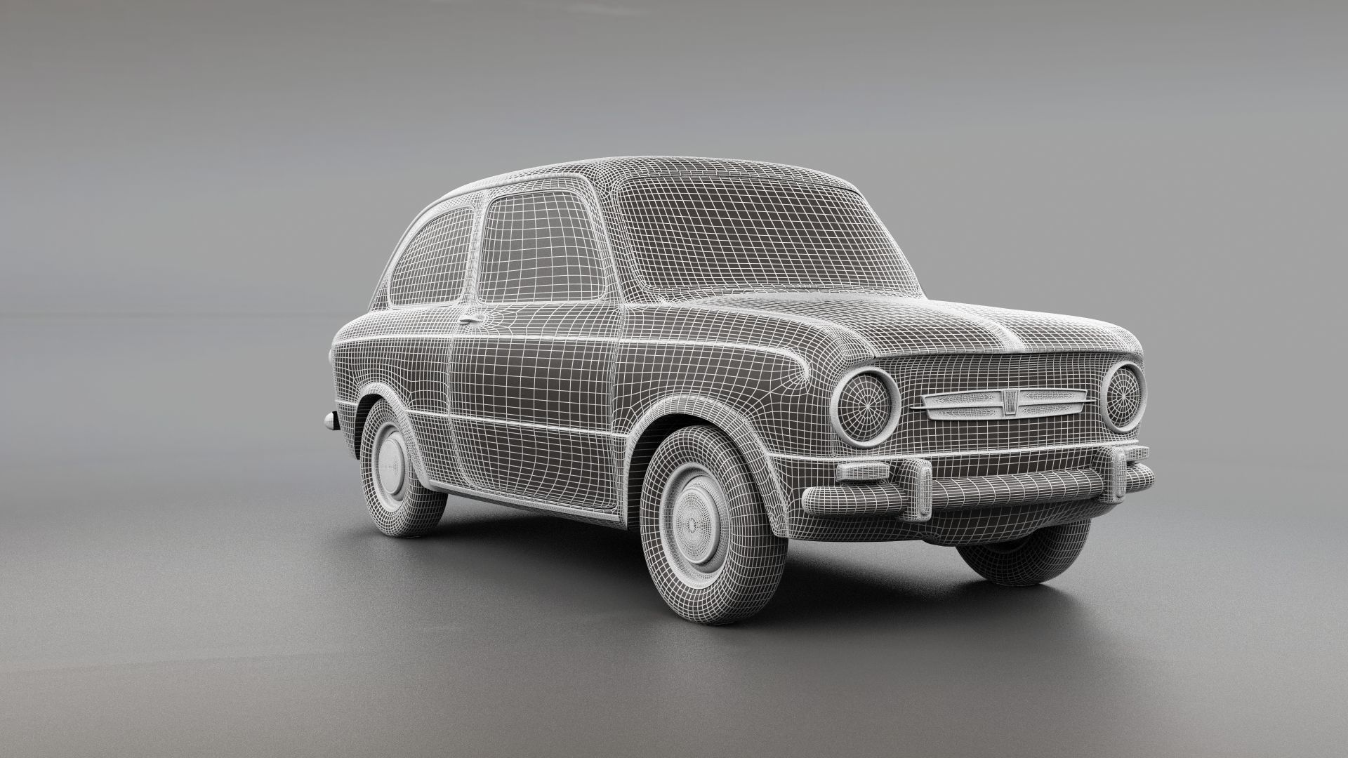 Fiat 850 3D model_19