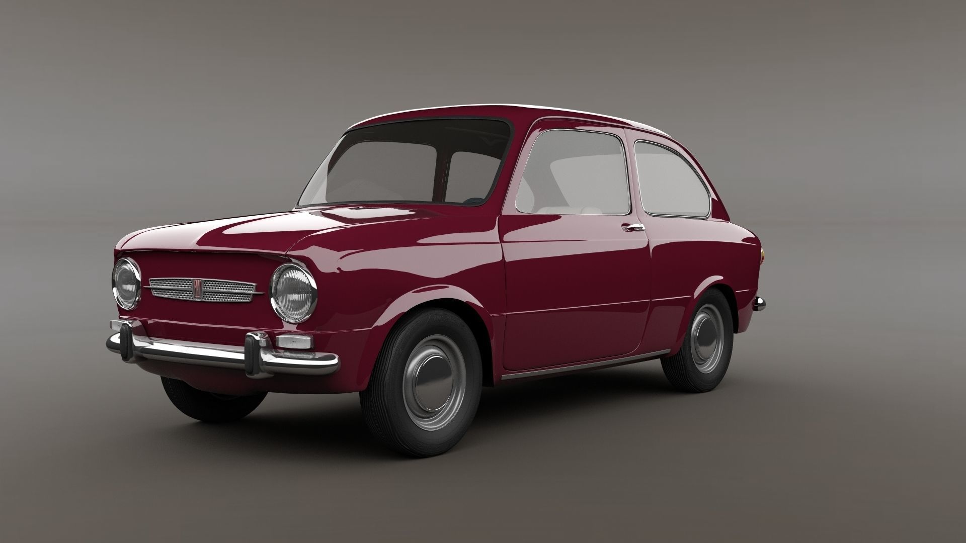 Fiat 850 3D model_1