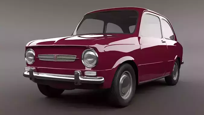 Fiat 850 3D model