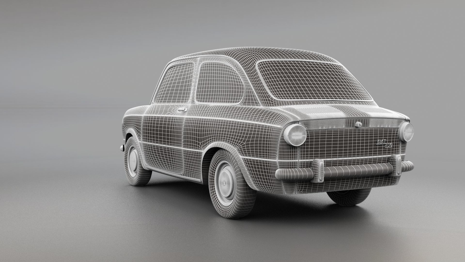 Fiat 850 3D model_14