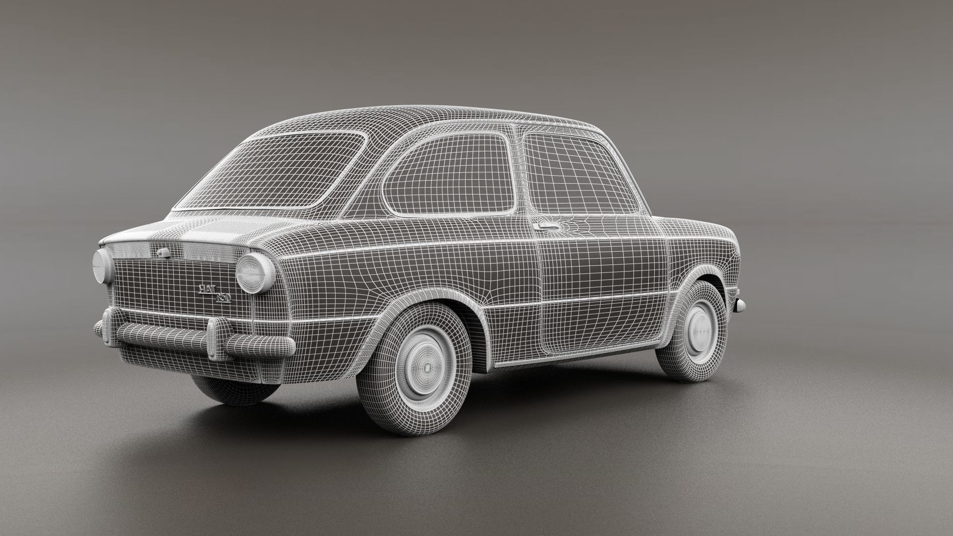 Fiat 850 3D model_16