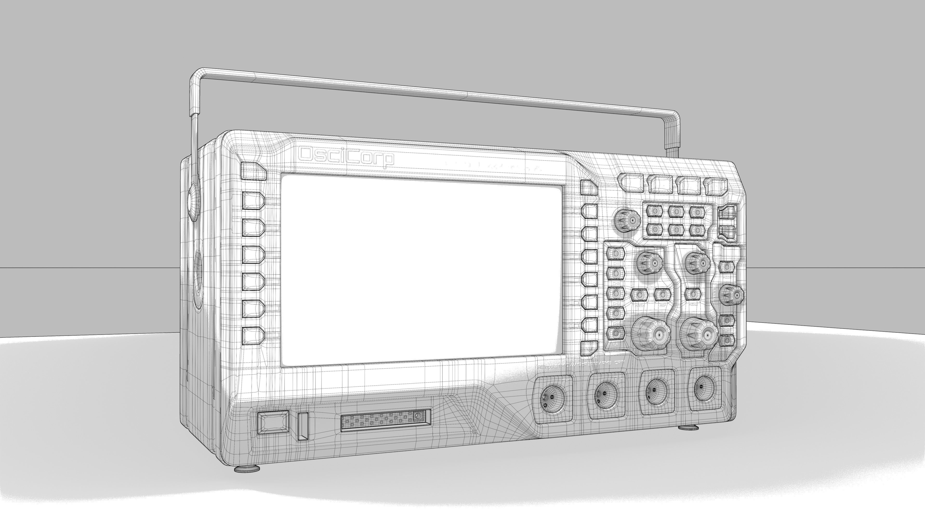 Rigol Oscilloscope 3D model_8