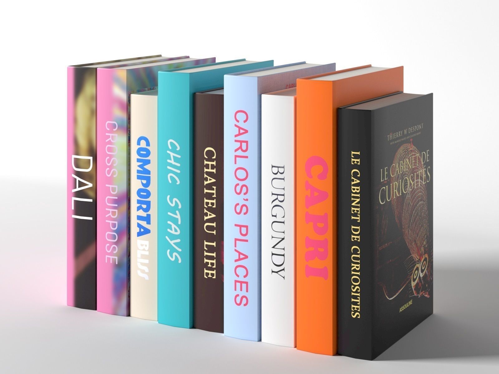 Books 03 3D model_2