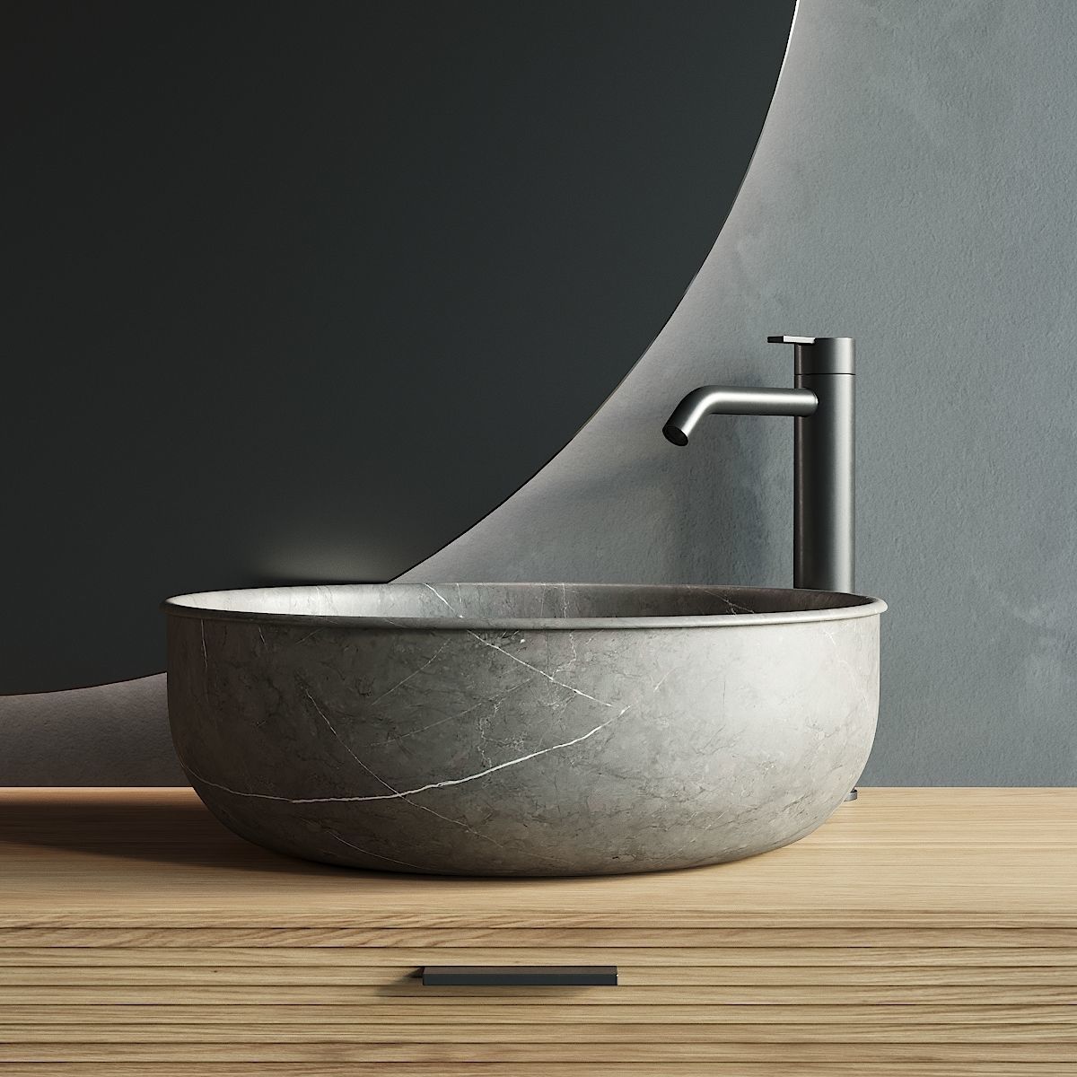 Inbani Grate 02 Vanity Unit Set 2 3D model_2