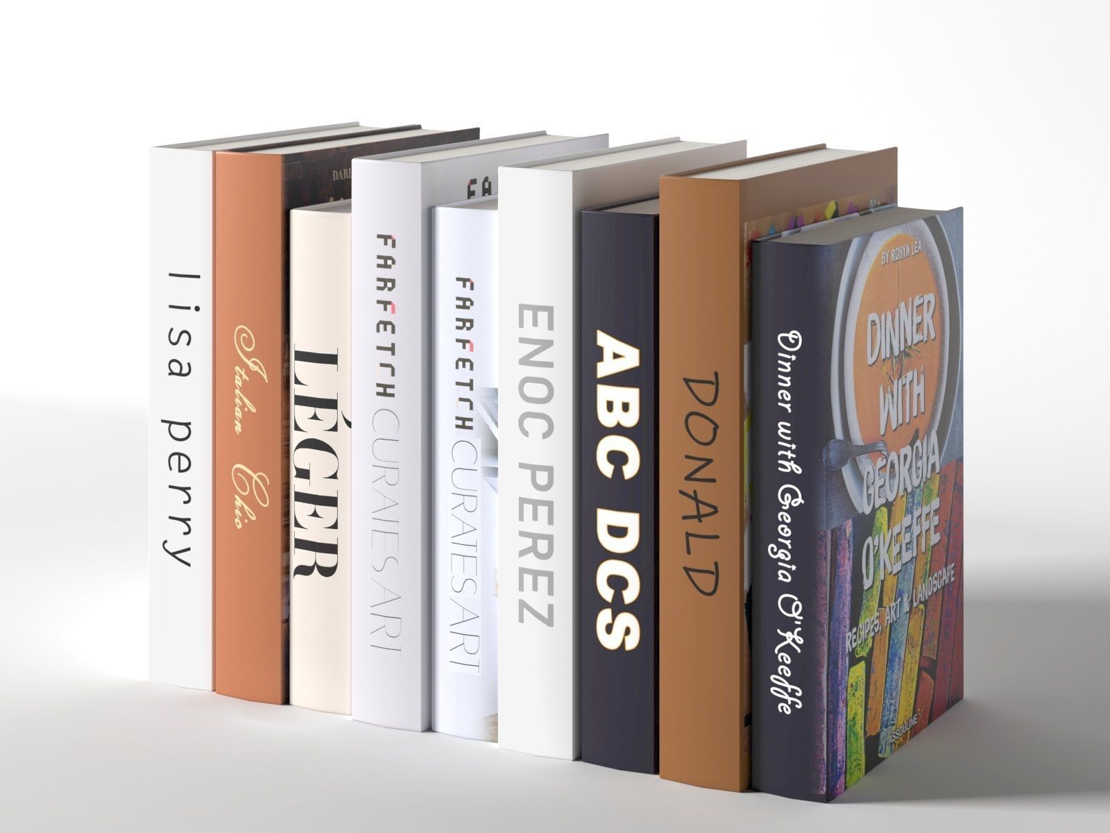 Books 04 3D model_2