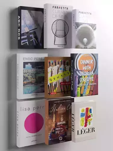 Books 04 3D model