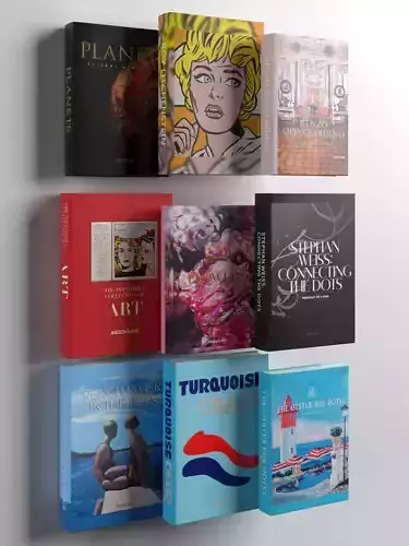 Books 05 3D model