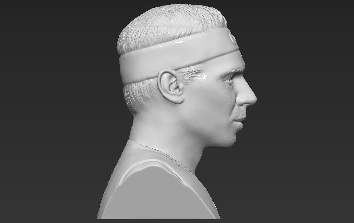 Rafael Nadal bust 3D printing ready stl obj formats 3D print model_8