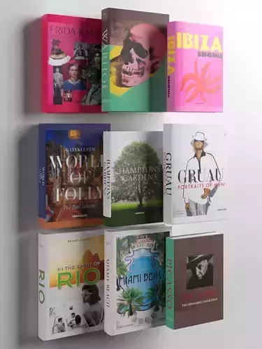 Books 06 3D model