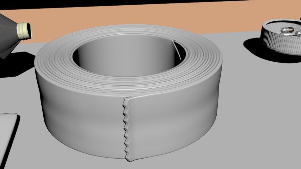 First Aid Box Low-poly 3D model_22