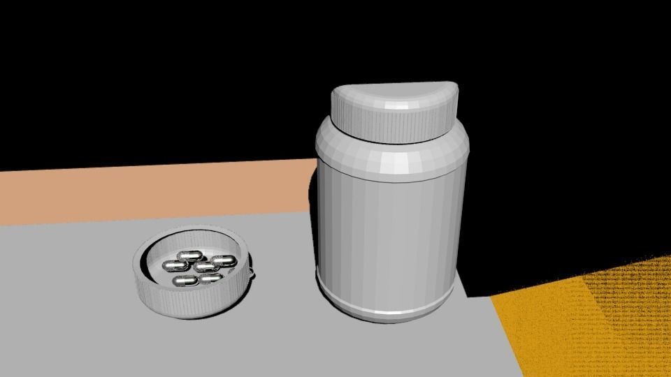 First Aid Box Low-poly 3D model_21