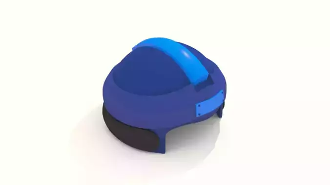 Cartoon Robot Helmet Model CRH4