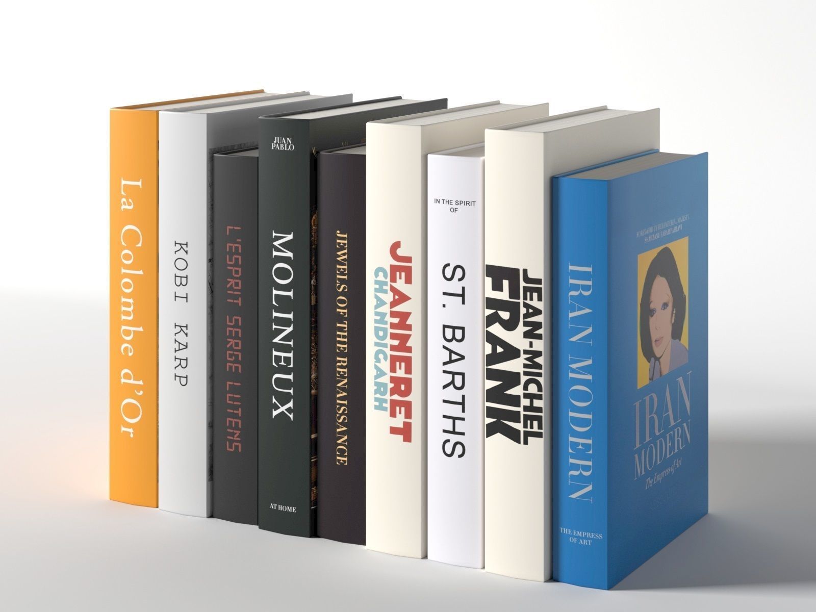 Books 07 3D model_2