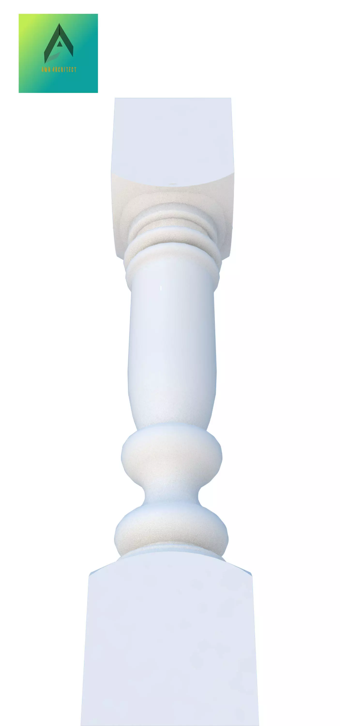 Baluster Model 11 3D print model_0