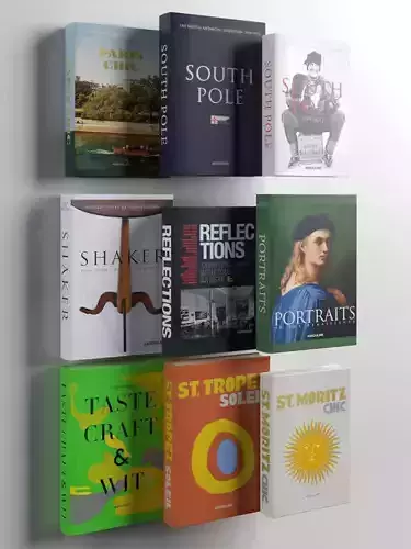 Books 09 3D model