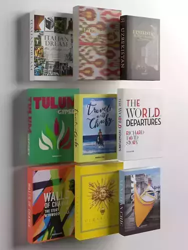 Books 10 3D model