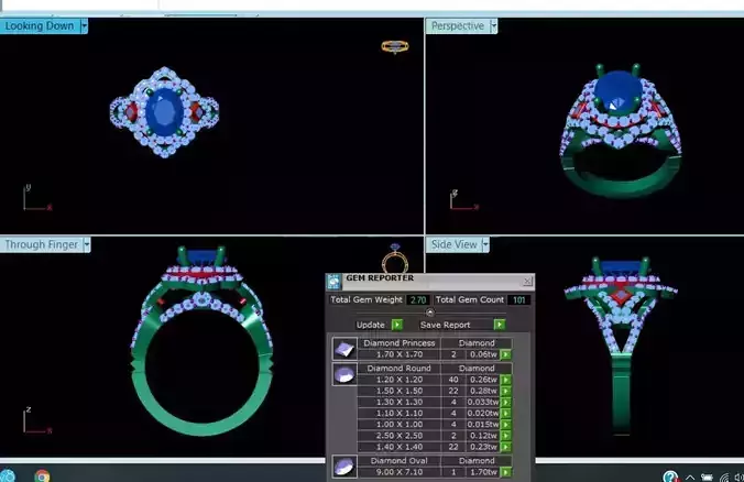 Diamond Ring 3dmodel 