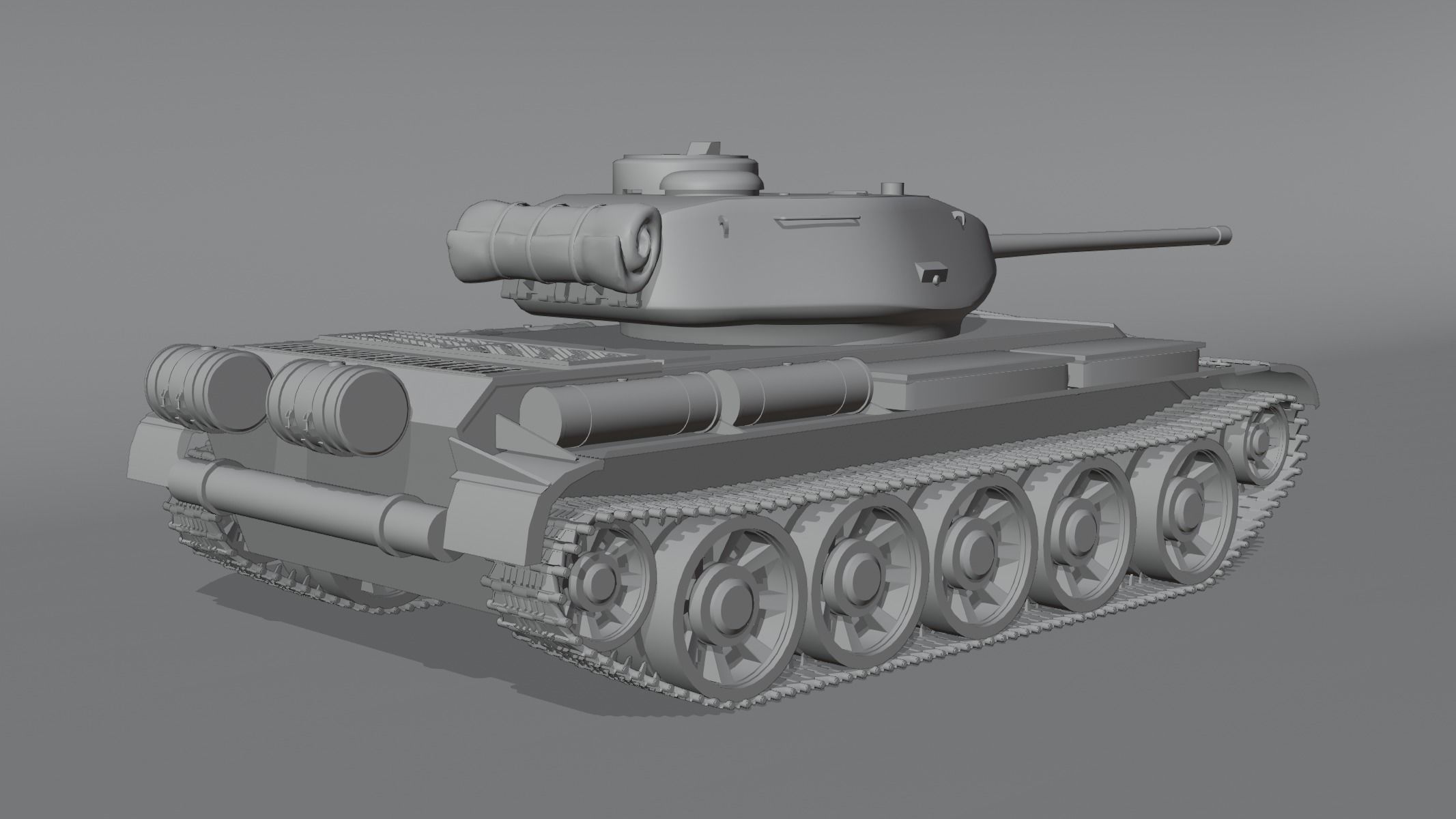 T-44-85 Medium Tank 3D model_7