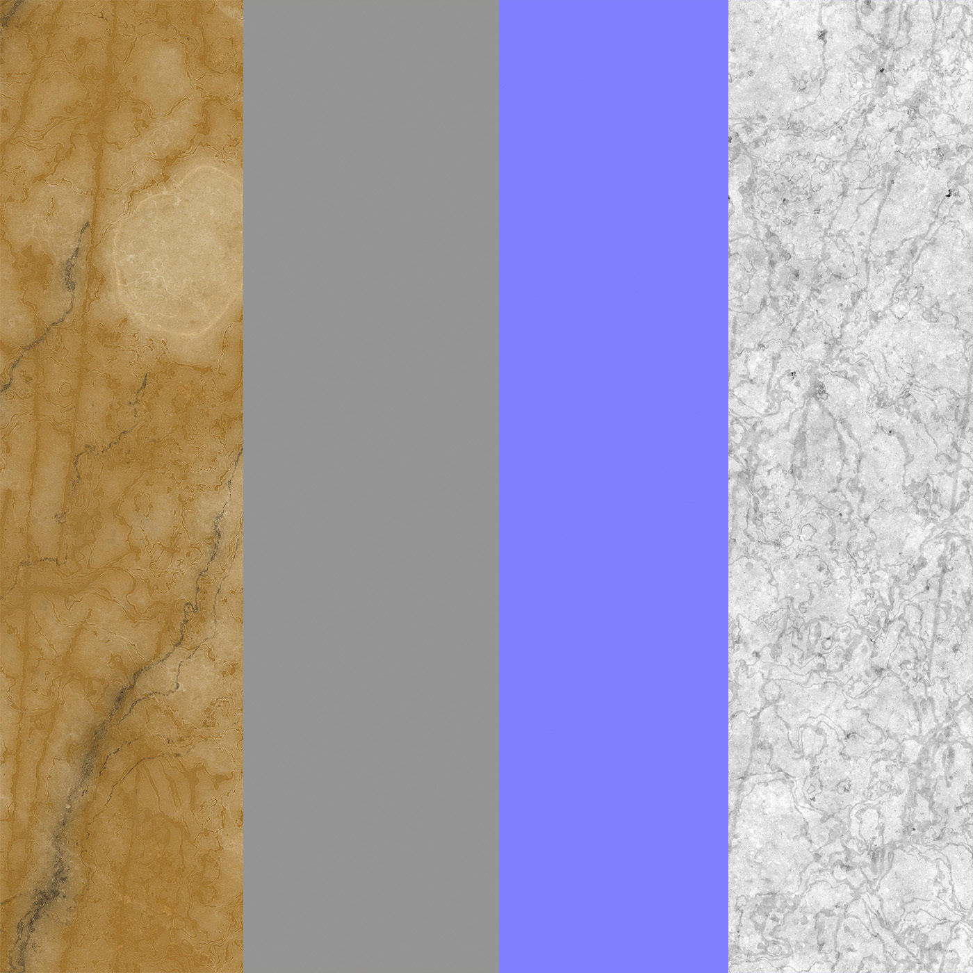 Orange Siena Marble Texture PBR Vray Corona 400 x 400 cm Texture_2