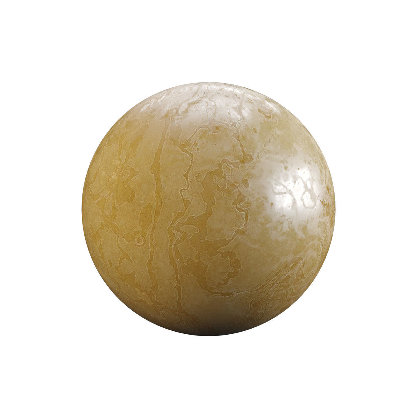 Orange Siena Marble Texture PBR Vray Corona 400 x 400 cm Texture_3