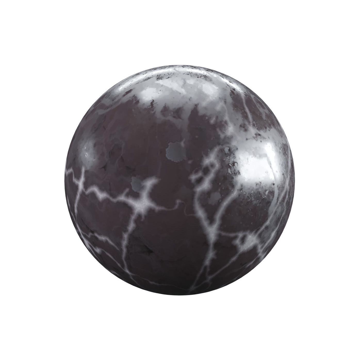 Black Nero Marquina Marble Texture PBR Vray Corona 400 x 400 cm Texture_5