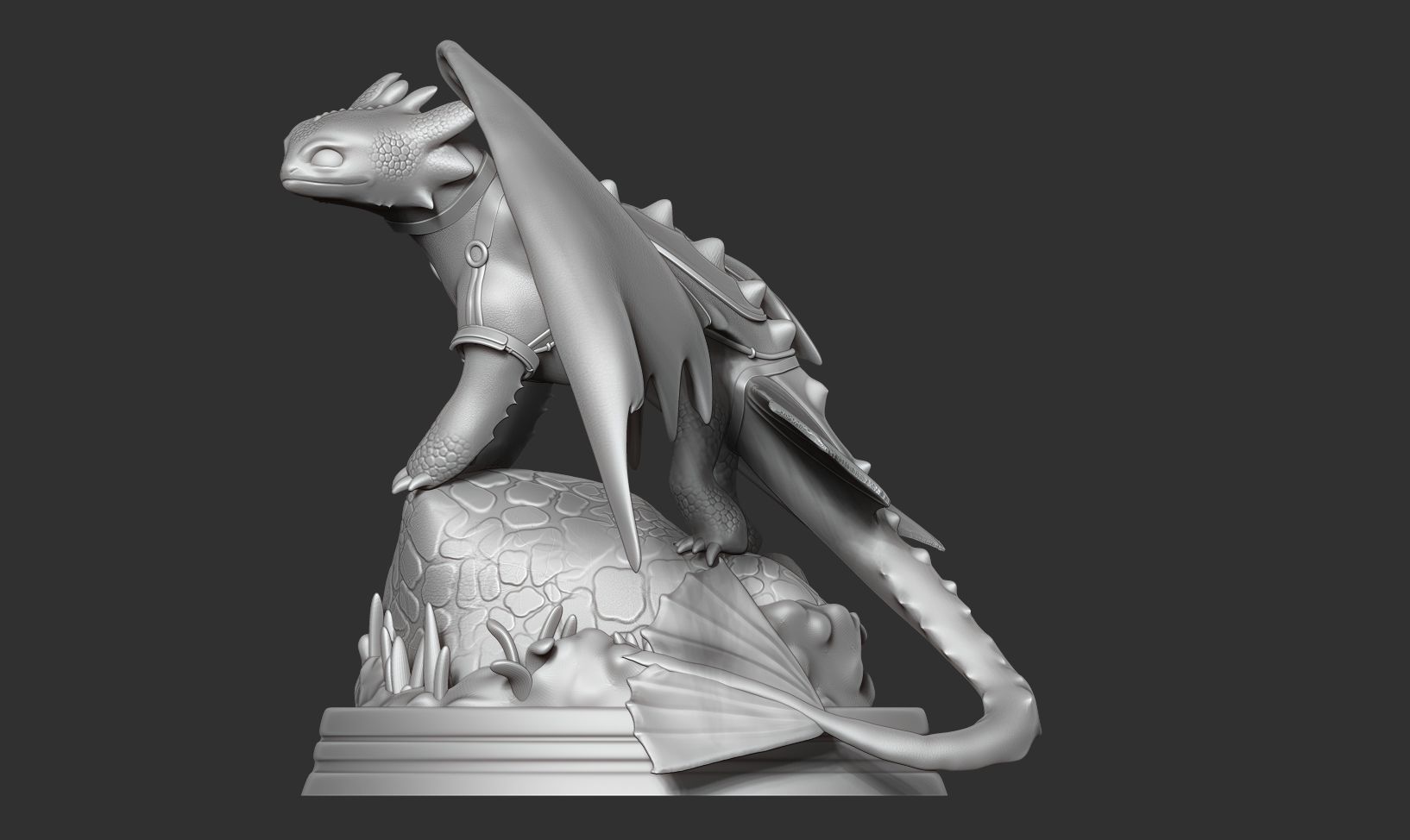 Toothless  Fanart 3D print model_14