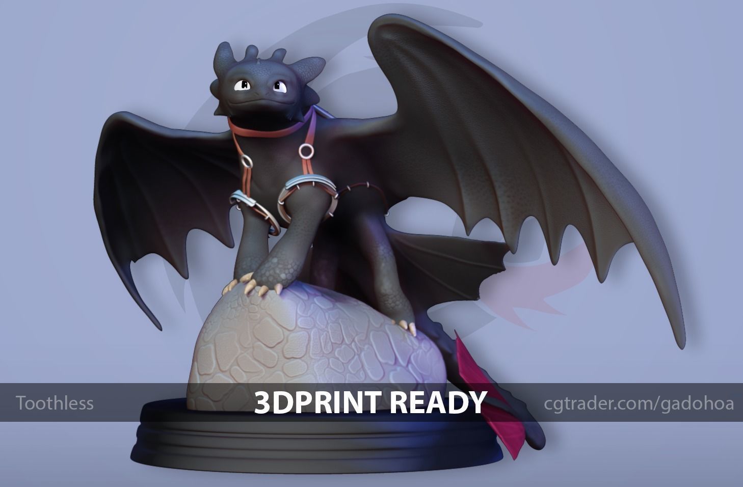 Toothless  Fanart 3D print model_8