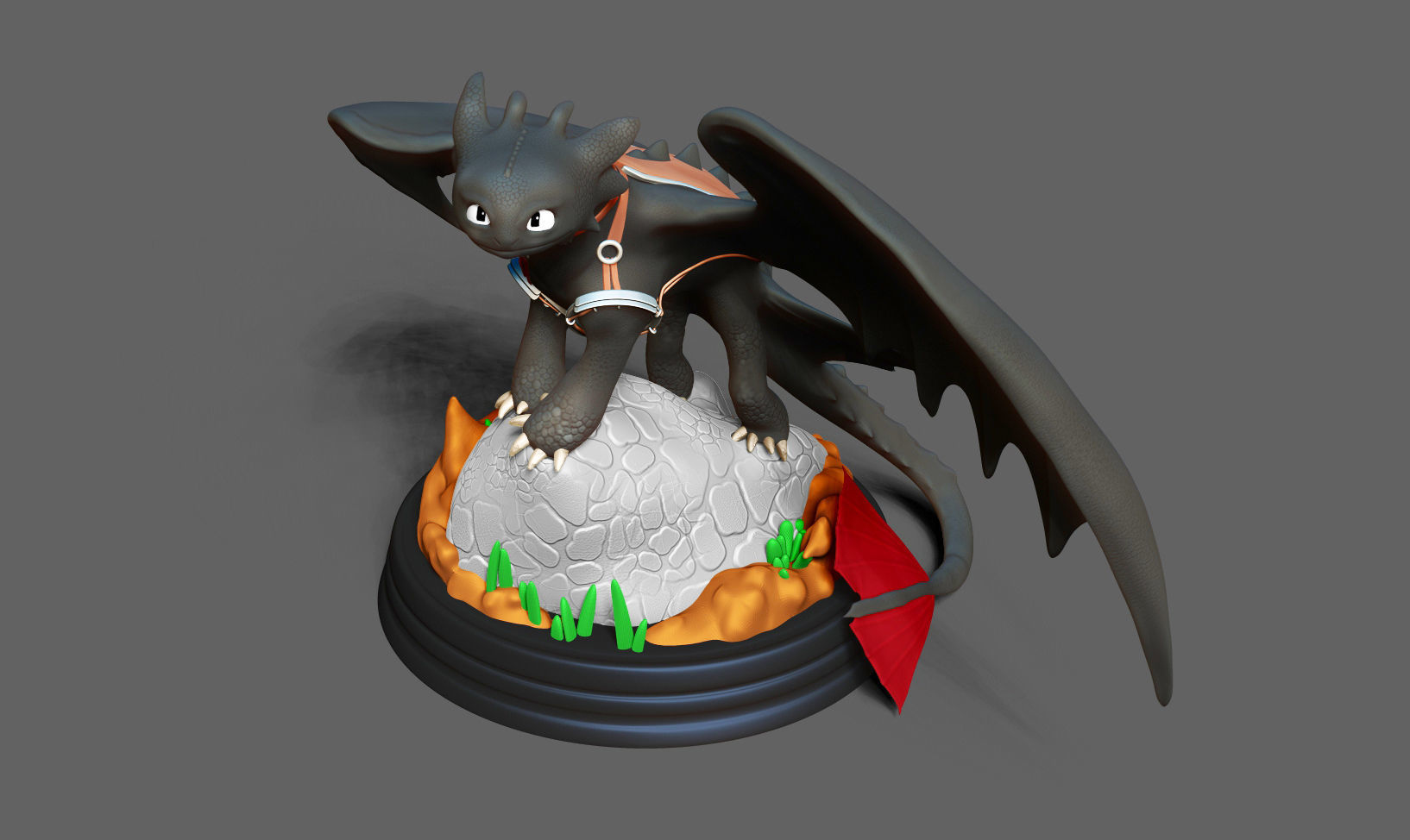 Toothless  Fanart 3D print model_7