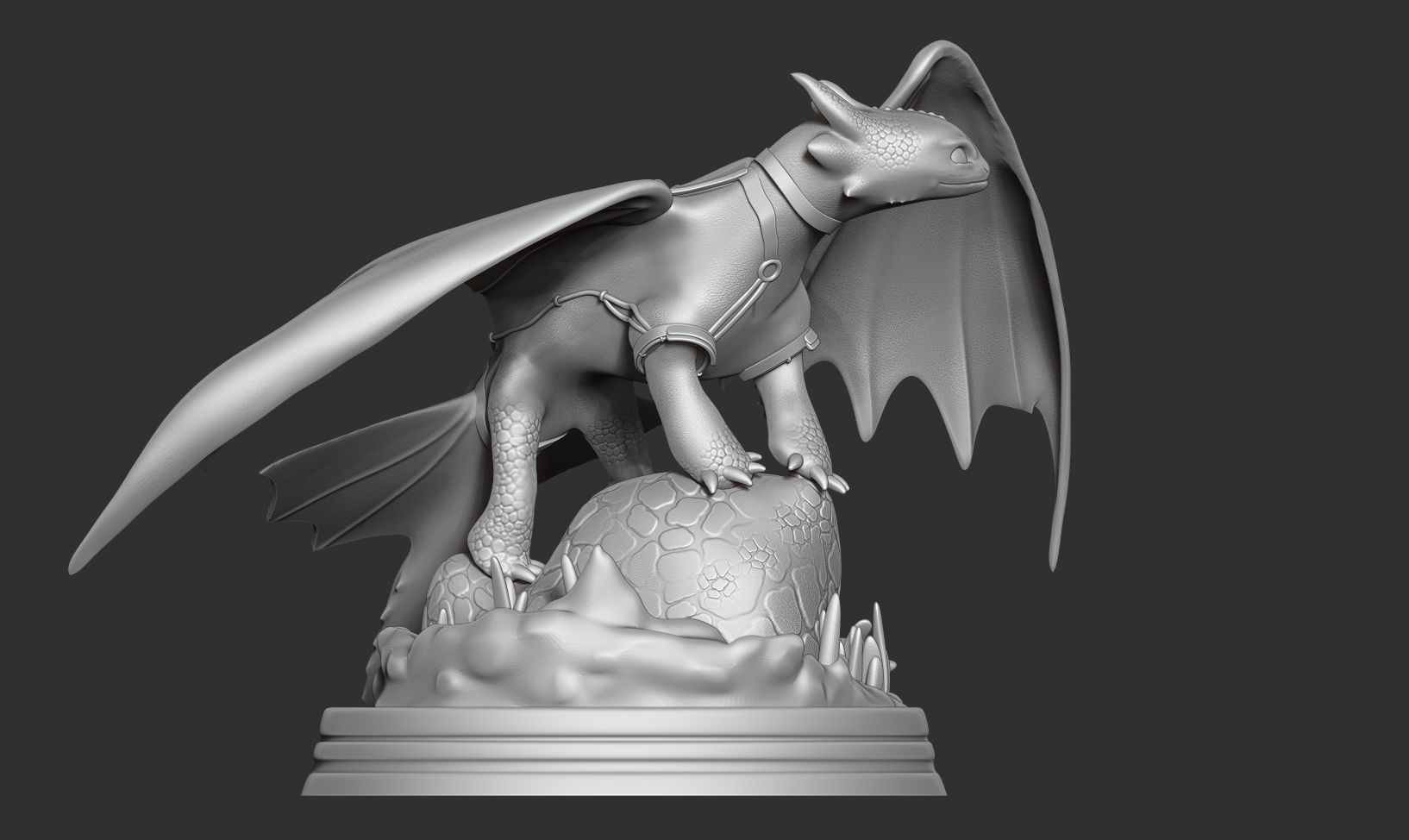 Toothless  Fanart 3D print model_16