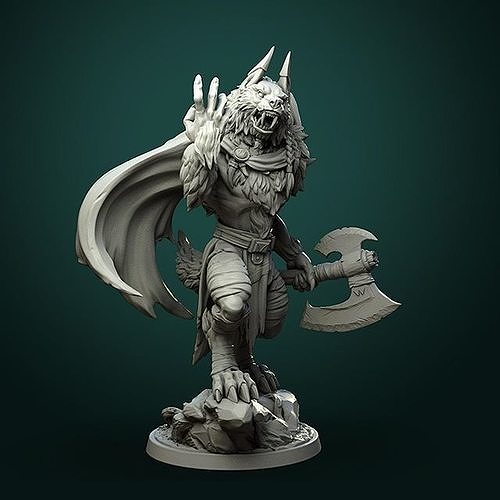 Karrash the Forest Shadow 3 variants 3D print model