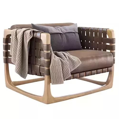 Bungalow armchair by RIVA 1920