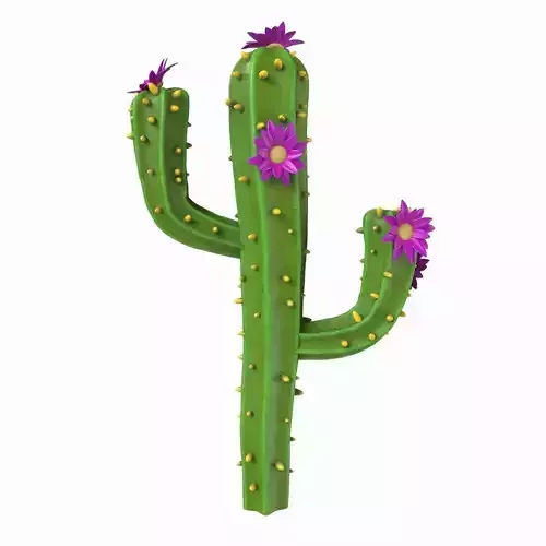 Cartoon cactus v01