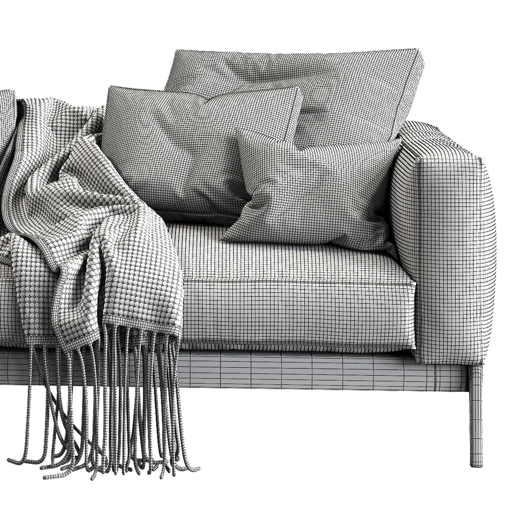 Flexform Sofa Romeo 3D model_4