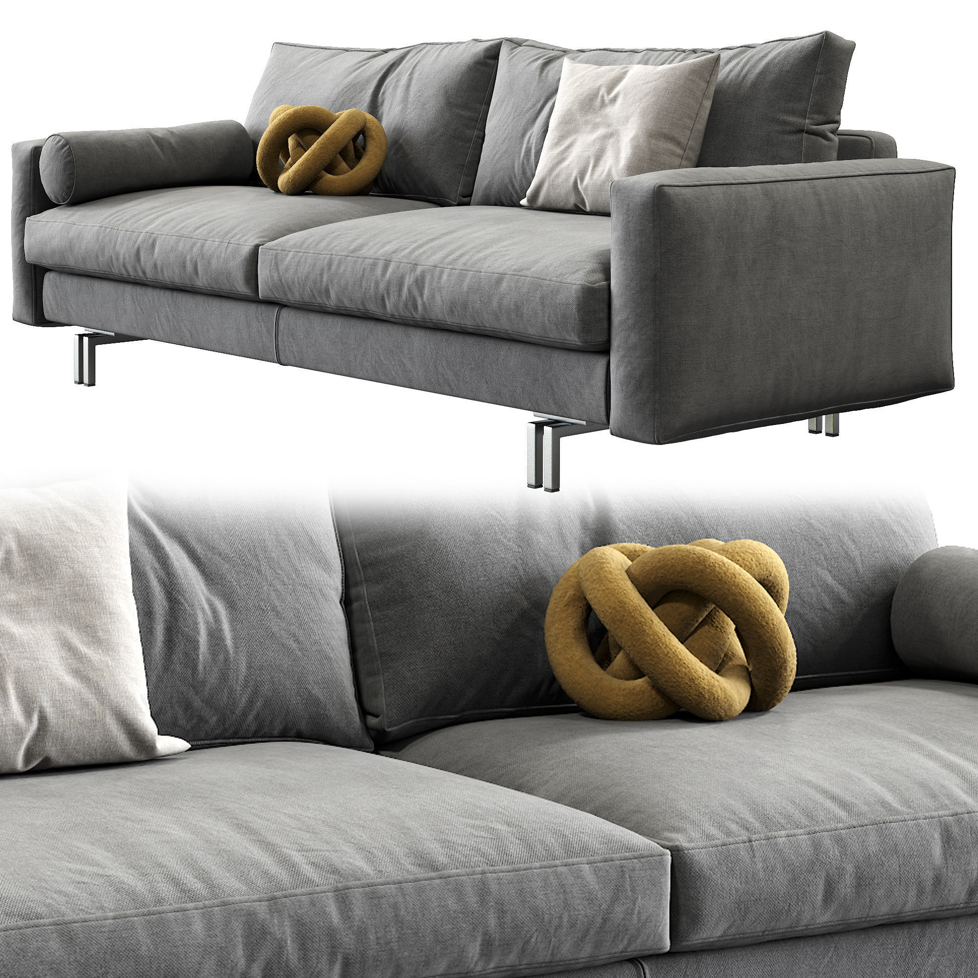 Interface Sofa Blues 3D model_2